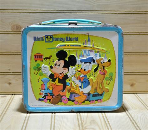 why were aladdin metal lunch boxes retired|mickey mouse lunch box history.